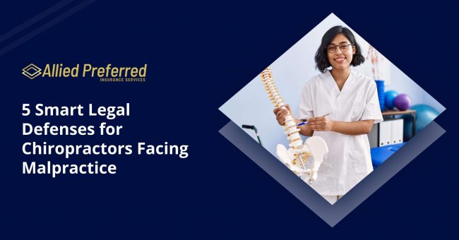 Legal Defenses for Chiropractors